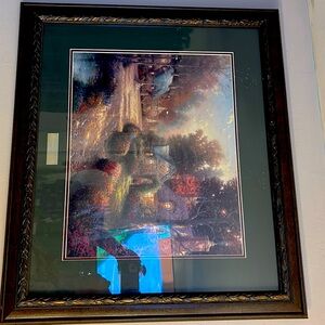 Cobblestone Lane 1 
   Thomas kinkade 
  Library  Edition